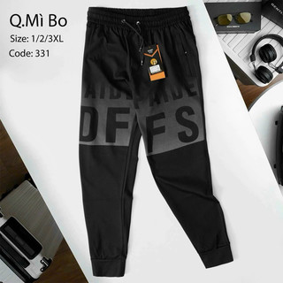 Quần kaki dài 3D thể thao nam unisex, Quần jogger chất umi co giãn 4 chiều, Quần Jogger nam thể thao cá tính
