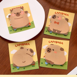 Giấy Nhớ Ghi Chú Có Keo Sticky Note Pad Hình Capybara