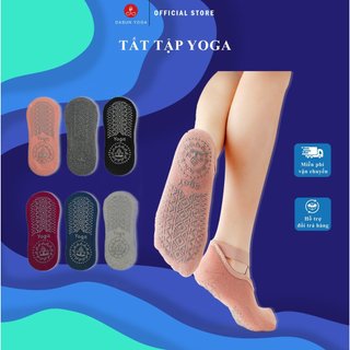 Tất yoga chuyên nghiệp, tất Pilates, tất sàn tập gym trong nhà, có quai không bị tuột đế chống trượt