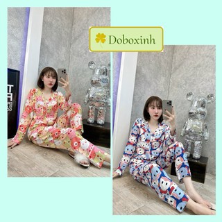 Đồ Bộ Tole Nữ, Pyjama Tay Dài Quần Dài Tole Lanh VNXK (40-68kg) doboxinhj
