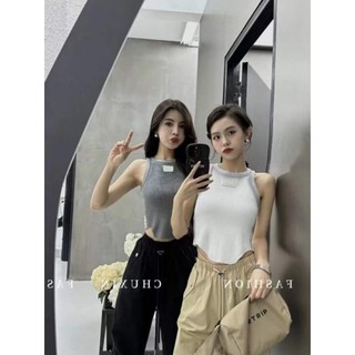 Áo ba lỗ viền tag ngực hàng QC