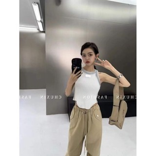 Áo ba lỗ viền tag ngực hàng QC