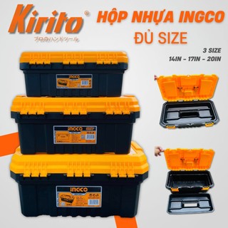 Thùng đựng đồ nghề INGCO nhựa PP siêu bền (14"+17"+20")