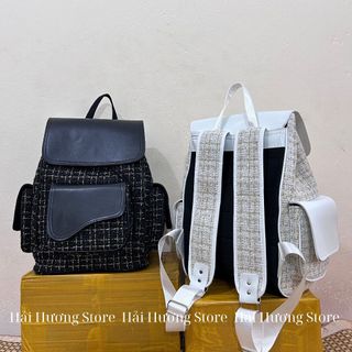 Balo Hộp Kim Tuyến Size 40 vừa A4, Laptop 14inch, Atlat địa lý