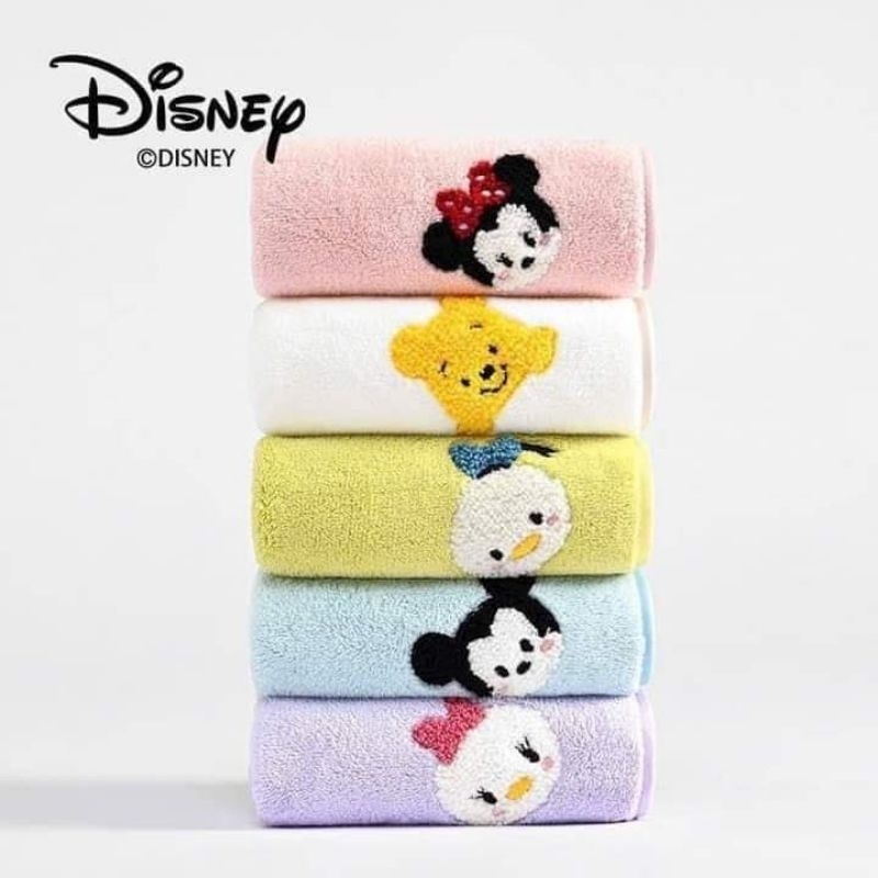 Khăn Mặt Hoạt Hình DISNEY Bông Mềm Thấm Hút Rất Tốt, Mềm Mại, Dày Dặn Cho Bé  BB199