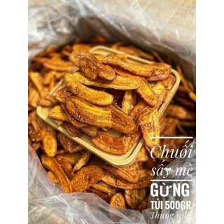 1kg chuối sấy mè gừng đặc sản gia lai