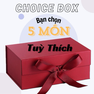 [CHOICE BOX] Bạn được chọn 5 túi mù khui trên live (lược gỡ rối, kẹp tóc, băng đô, móc khoá, cọ trang điểm,..)