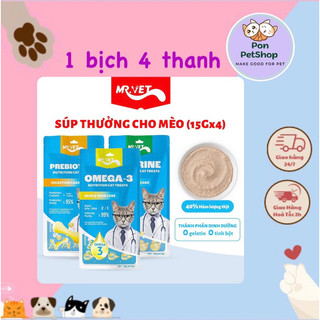 Súp thưởng cho mèo Mr vet thanh 15g