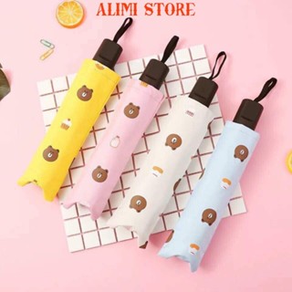 Ô Che Mưa Nắng, Ô Gấp Gọn Che Nắng Mưa Chống Tia UV 🍁FREESHIP🍁 Dù Gấp Gọn Hình Gấu Dễ Thương Alimi