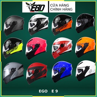 Mũ fullface EGO lật hàm 2 kính E9 - Nón bảo hiểm đi phượt