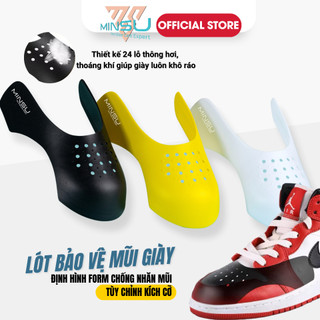 Cặp lót bảo vệ mũi giày shoe shield minsu m2313 độn chống nhăn, giữ form dáng mũi giày thể thao sneaker