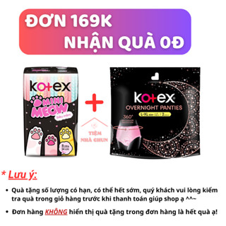 [BVS] [QUÀ TẶNG KOTEX ĐƠN 169K] Bộ Quà Tặng Gồm 1 Gói Kotex Mini Meow và 1 Gói Kotex dạng quần Size L/XL - TIEMNHACHUN
