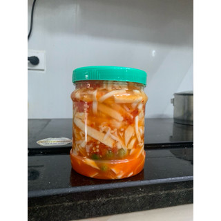 Măng ớt ngâm mắc mật tỏi ớt