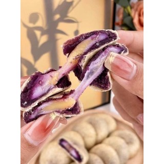 Bánh mochi nhân khoai môn tím