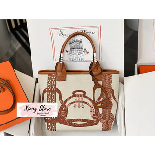 Túi H vải canvas sz 25 fullbox