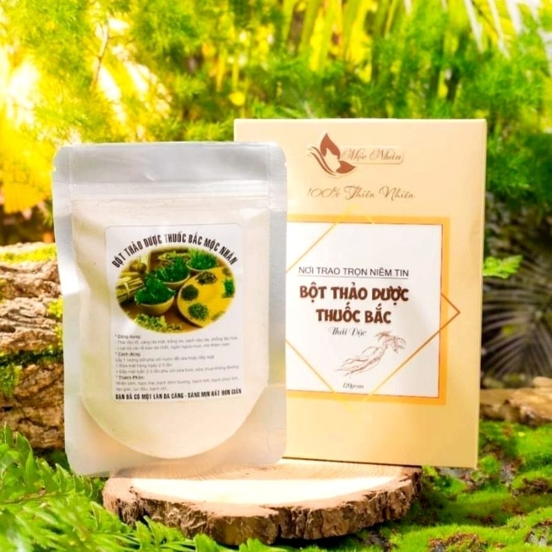 Bột Rửa Mặt Thảo Dược Mộc Nhân 120g