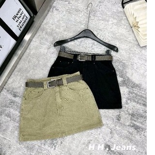 Chân váy chữ a kèm đai hàng qcl1