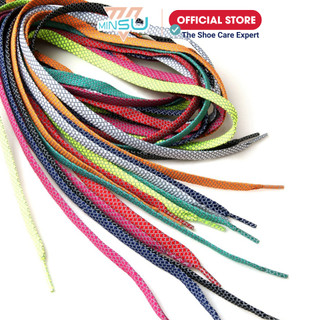 Dây Giày Phản Quang Dẹt Nam Nữ Chính Hãng MINSU Cao Cấp M2413 Cho Giày Thể Thao Sneaker Shoelaces Dẹp Nhiều Màu Dài 1m2