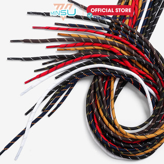 Dây Giày Thể Thao Sneaker Bản Tròn Rằn Ri 3 Sọc MINSU Chính Hãng M0801 Shoelaces 120cm