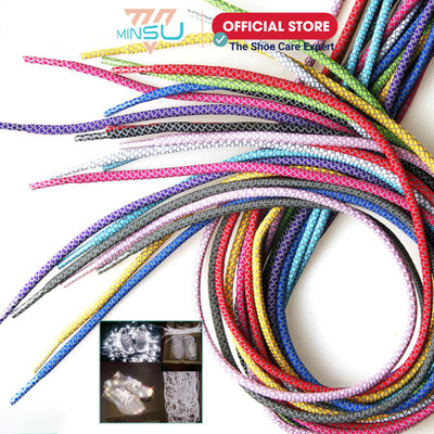 Dây Giày Phản Quang Tròn Chính Hãng MINSU Cao Cấp M9501 Cho Giày Thể Thao Shoelaces Bản Tròn Cho yz350, 500, 700, Yeezy