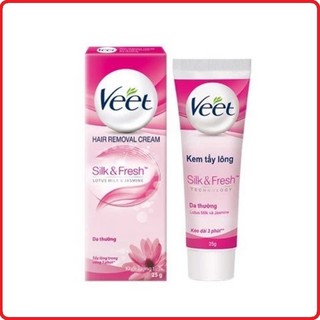 Kem tẩy lông cho da thường Veet Silk Fresh 25g
