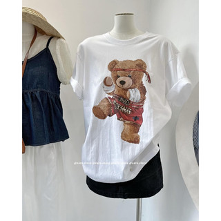 Áo pull gấu boxing[Hình thật]