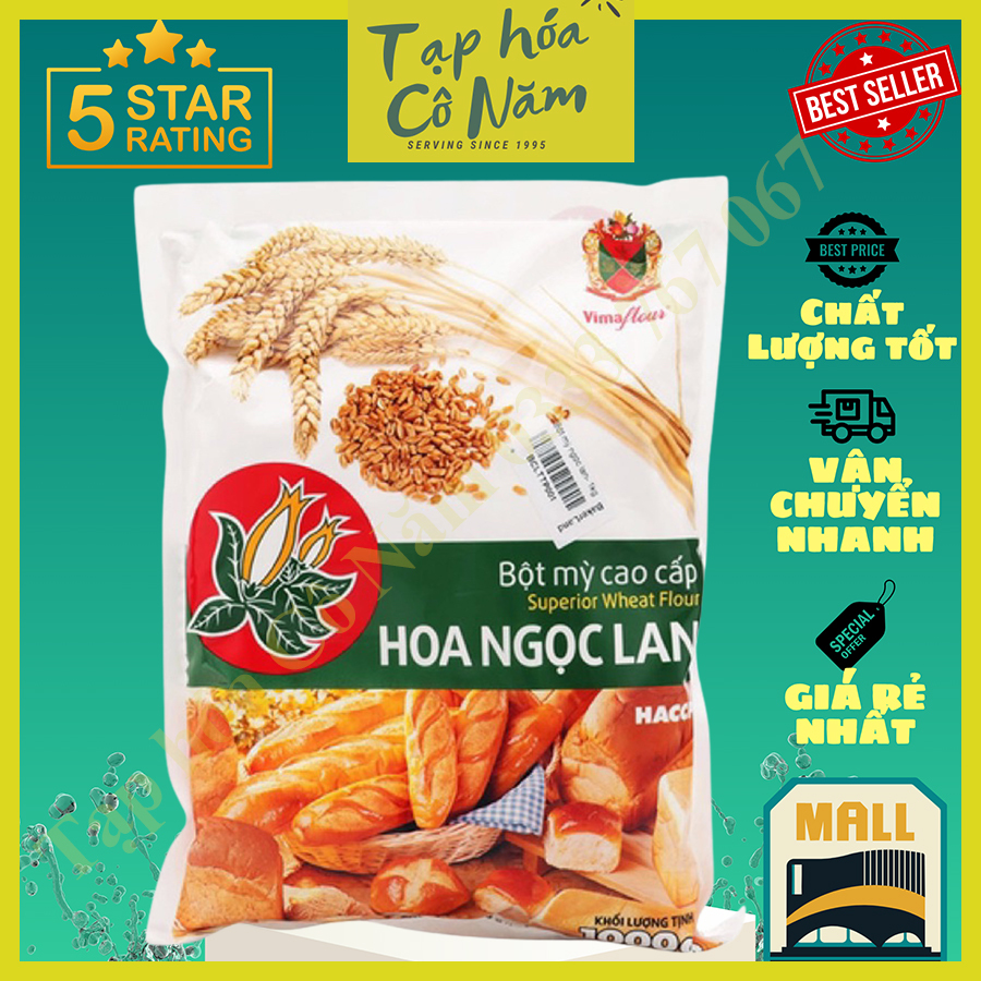 Bột Mì Cao Cấp Hoa Ngọc Lan gói 500g - Làm bánh & chế biến món ăn