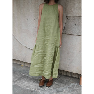 Pt linen đầm linen tưng premium khách đặt dài 120cm