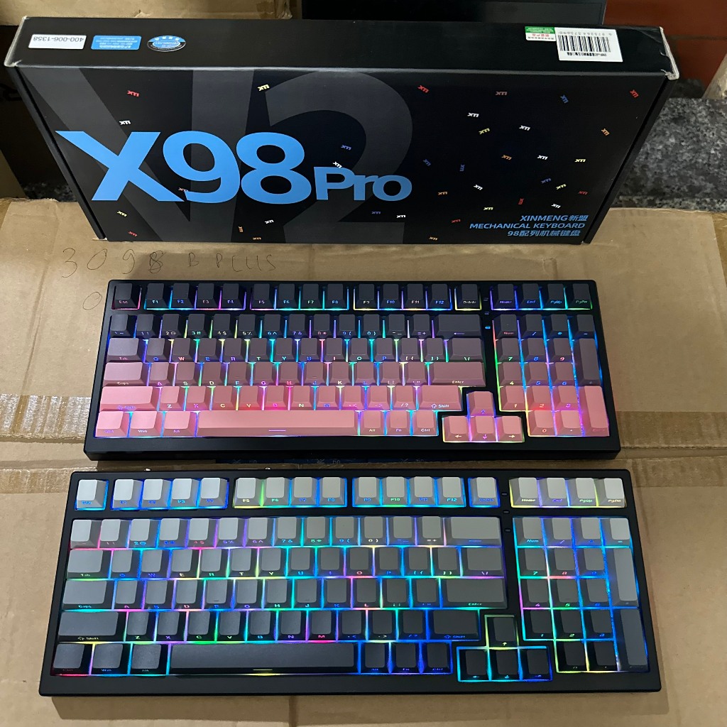 (New) Bàn Phím Cơ không dây XinMeng X98 Pro v2 / 3 Mode - Mạch Xuôi-Hotswap 5 pin-Led RGB-Led Viền-Full Foam | BigBuy360 - bigbuy360.vn