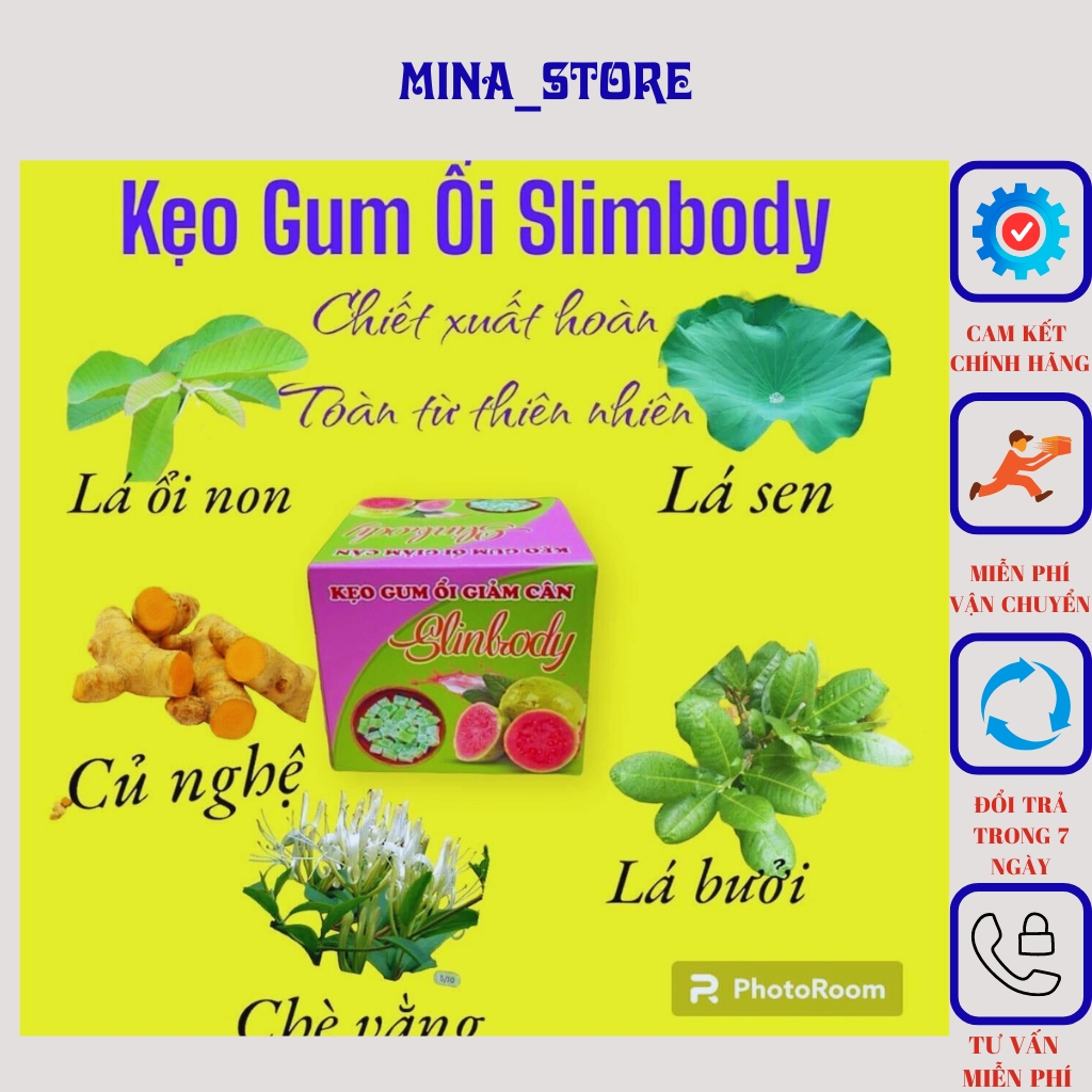 Kẹo gum ổi giảm cân-Chính hãng giúp giảm 2-5kg sau 1 liệu trình an toàn hiệu quả