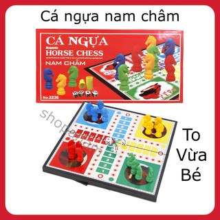 Bộ cờ cá ngựa nam châm đủ kích cỡ TO - NHỠ - BÉ