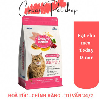 Hạt cho mèo mọi lứa tuổi Today Diner 1kg nguyên seal