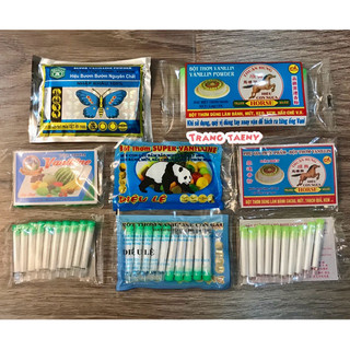 Vani ống / Bột thơm Vanillin (1 vỉ 10 ống)