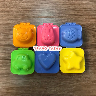 Bộ 6 Khuôn cơm bento / Khuôn trung thu
