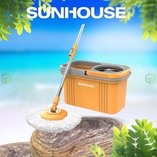 Bộ lau nhà xoay 360 độ SUNHOUSE KS-CL350PO - Bảo hành chính hãng 6 tháng