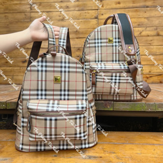 Balo đi học, Balo to (Size 40) quai to 6 ngăn vừa a4 chất da kẻ bb siêu trẻ trung năng động, tiện lợi cho cả nam và nữ