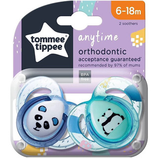 Ty ngậm tommee tippee hoạ tiết panda 6-18m