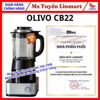 Máy Làm Sữa Hạt OLIVO CB22 PRO - Độ Ồn Thấp Nhất - Chống Trào Tuyệt Đối (olivo cb22, cb20, x20, x24)