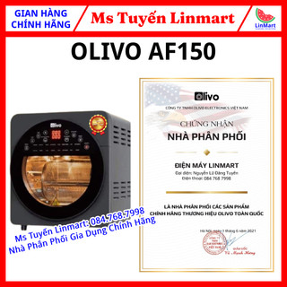 Nồi Chiên Không Dầu OLIVO AF150 - Thương Hiệu Mỹ (olivo af15, af12, olivo sf16, olivo sf16 pro)