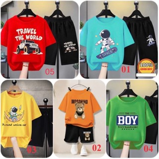 Combo 4 bộ cộc tay bé trai size 10-55kg