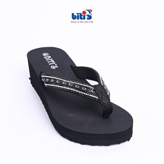 Dép quai kẹp cao 5cm nữ