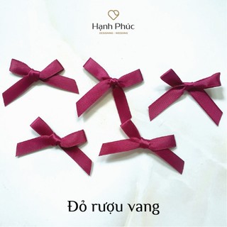 Nơ lụa bản rộng 1cm - gói 10 cái