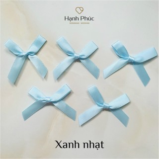 Nơ lụa bản rộng 1cm - gói 10 cái