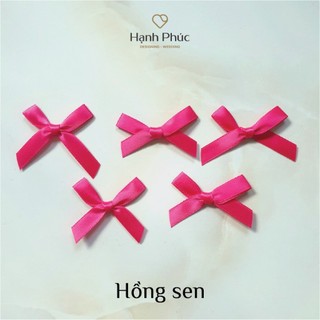 Nơ lụa bản rộng 1cm - gói 10 cái