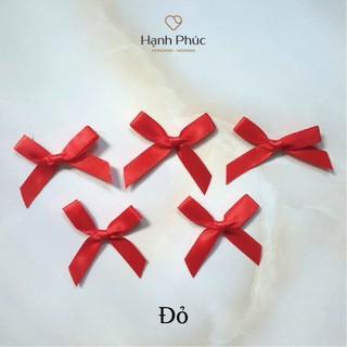 Nơ lụa bản rộng 1cm - gói 10 cái