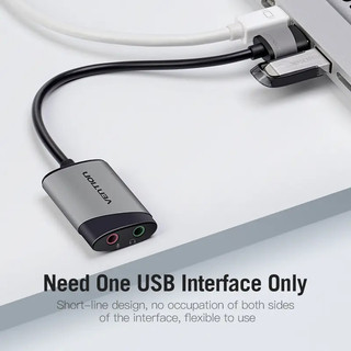 Card Âm Thanh Mở Rộng USB VENTION CDK (USB to 2*3.5mm)