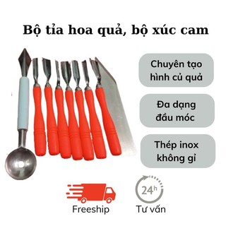 Bộ khắc tỉa hoa quả, bộ xúc cam