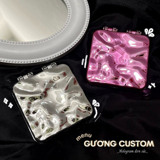 Gương gập hologram trendy custom free charm theo yêu cầu- nhắn cho shop để order