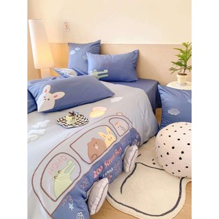 Bộ chăn ga gối lụa 100s luxury cho bé cực hot