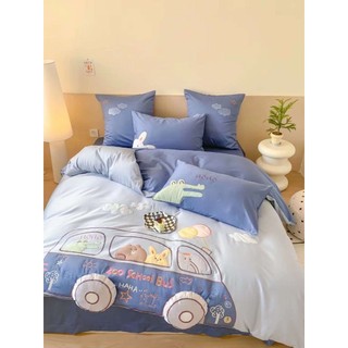 Bộ chăn ga gối lụa 100s luxury cho bé cực hot